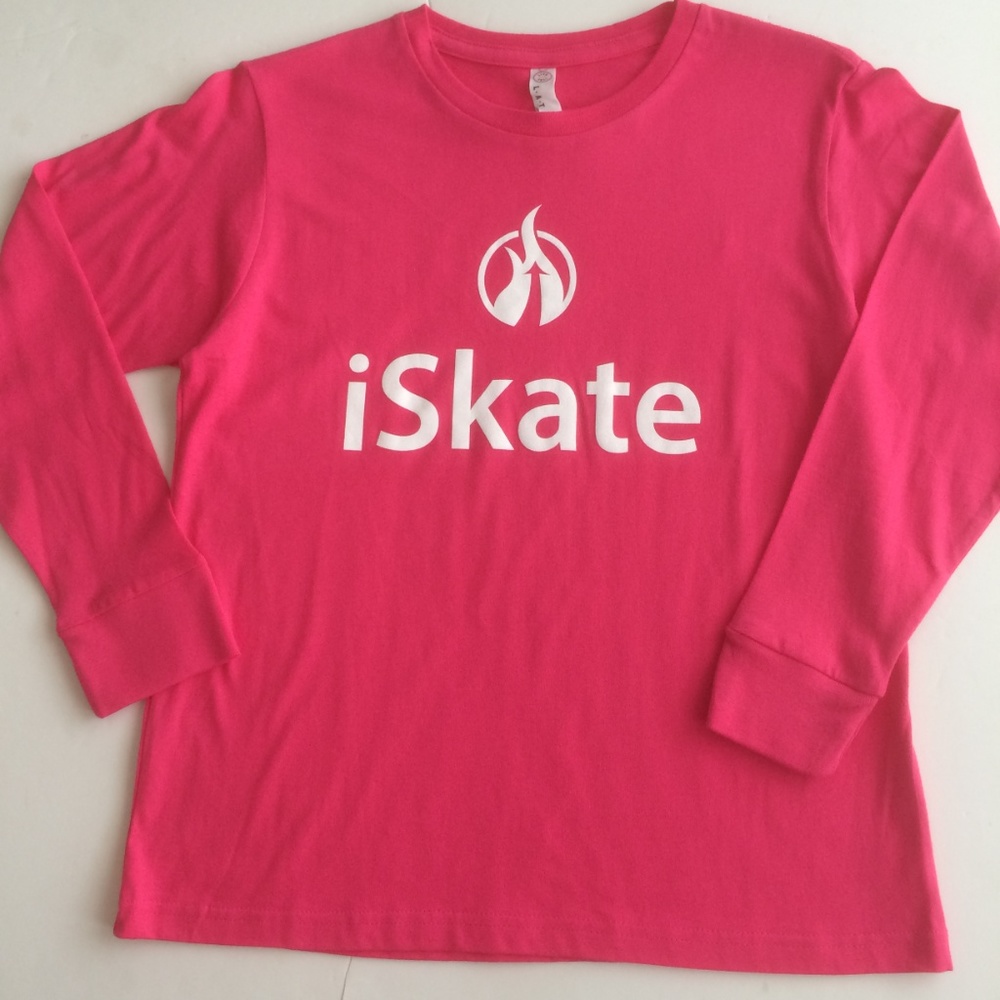 New Ice Figure/Roller Skating T-Shirt Youth M